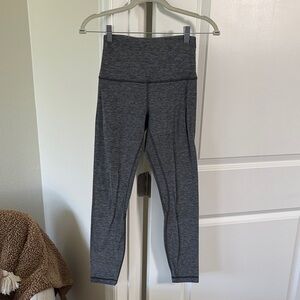Lululemon Athletica Charcoal High-Rise Leggings 25”